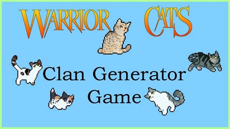 clan generator warrior cats